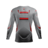 Rashguard ML Classic Cinza/Vermelha (5374668341411)