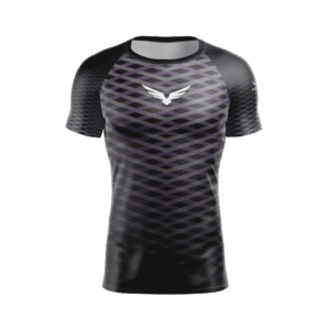 Rashguard Manga Curta - Cross Patern (6236697395378)