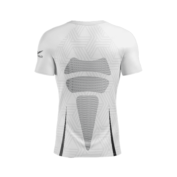 Rashguard Manga Curta - Faixa Branca (6236872179890)