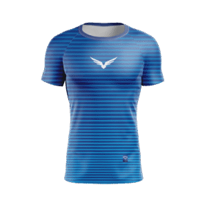 Rashguard Manga Curta - Basic Lines Azul (6610653085874)