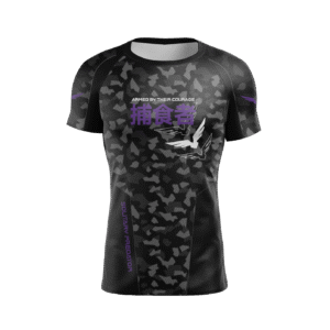 Rashguard Manga Curta - Modern Warrior Roxa