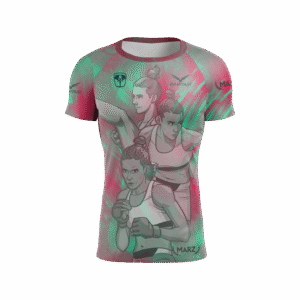 Rashguard Marina Rodriguez - Verde Manga Curta