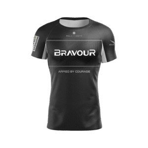 Rashguard Black Storm Manga Curta