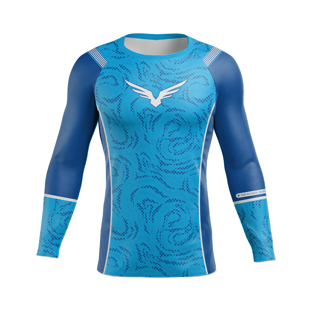 Rashguard Falcon Grip Blue