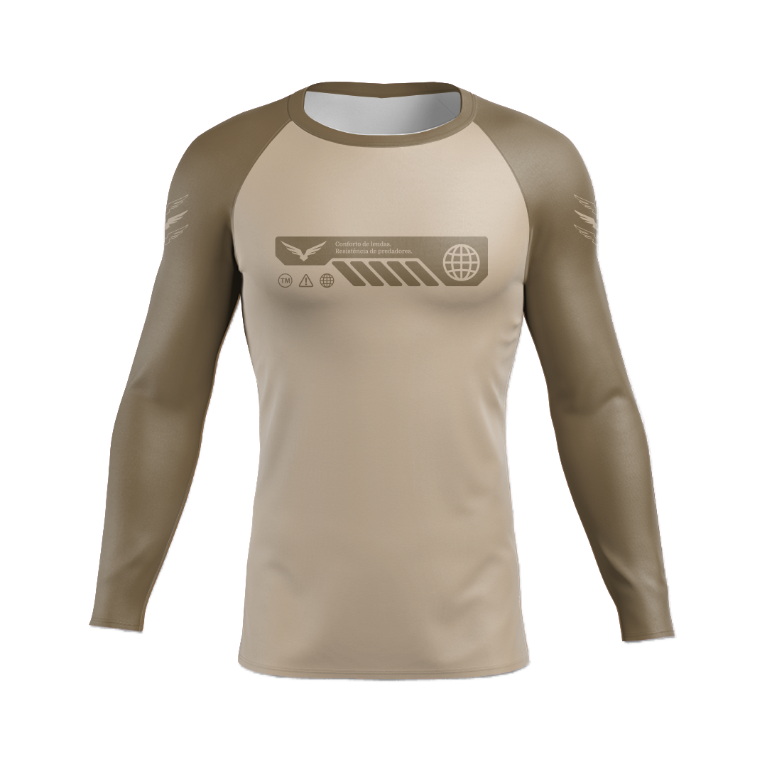 Rashguard Silent Rage Beige
