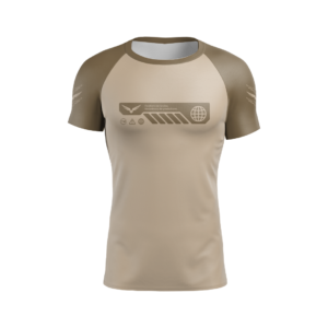 Rashguard Silent Rage Beige - Manga Curta
