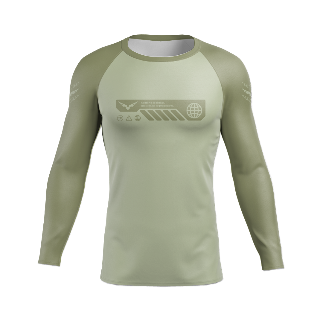 Rashguard Silent Rage Green