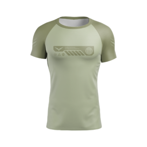 Rashguard Silent Rage Green - Manga Curta