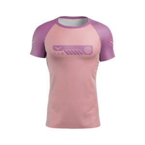 Rashguard Silent Rage Pink - Manga Curta