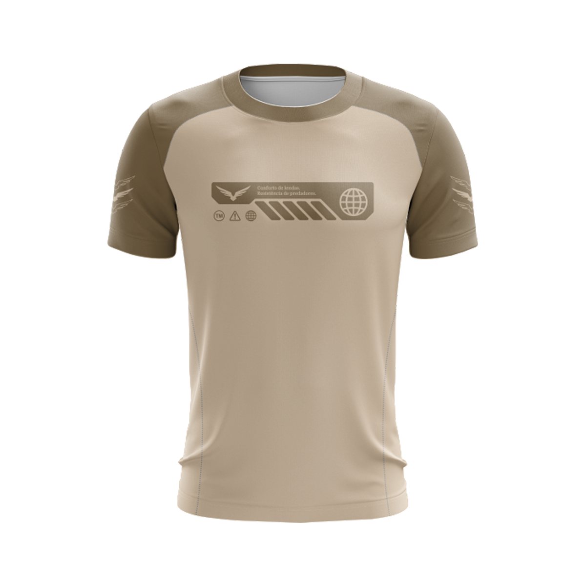 Camiseta High Tech Silent Rage Bege