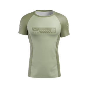 Rashguard Evolution Silent Rage Green - Manga Curta