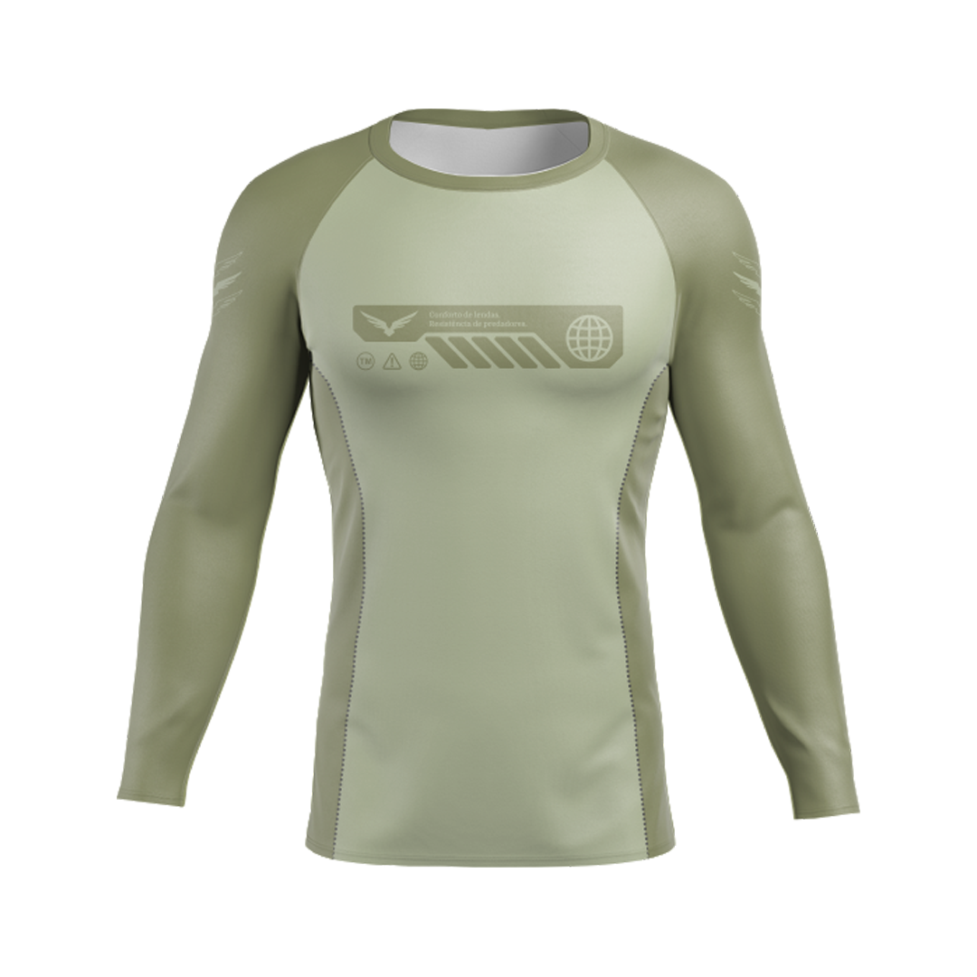 Rashguard Evolution Silent Rage Green