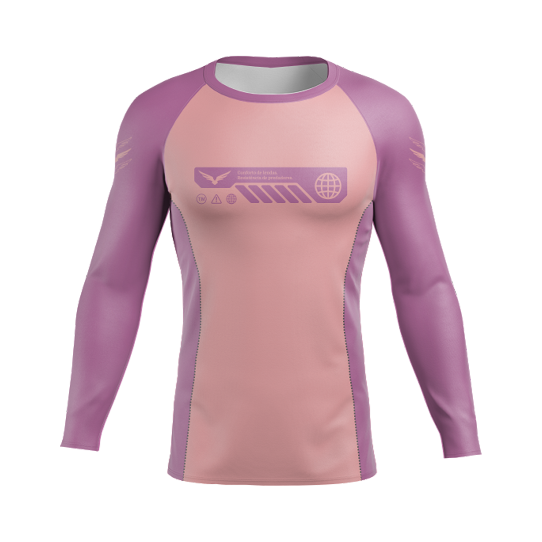 Rashguard Evolution Silent Rage Pink