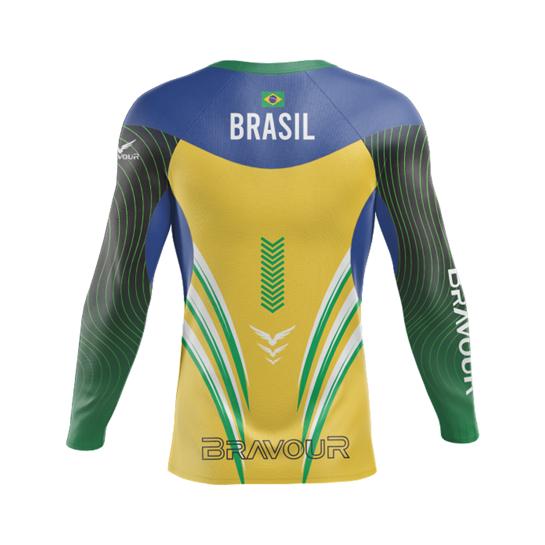 Rashguard High Tech Olímpica Brasil - Imagem 2