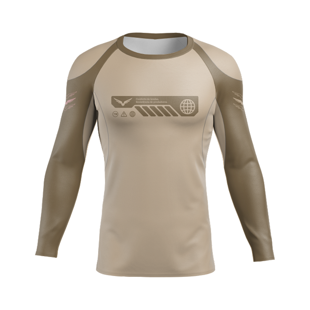 Rashguard High Tech Silent Rage Bege