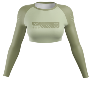 Cropped - Silent Rage Green