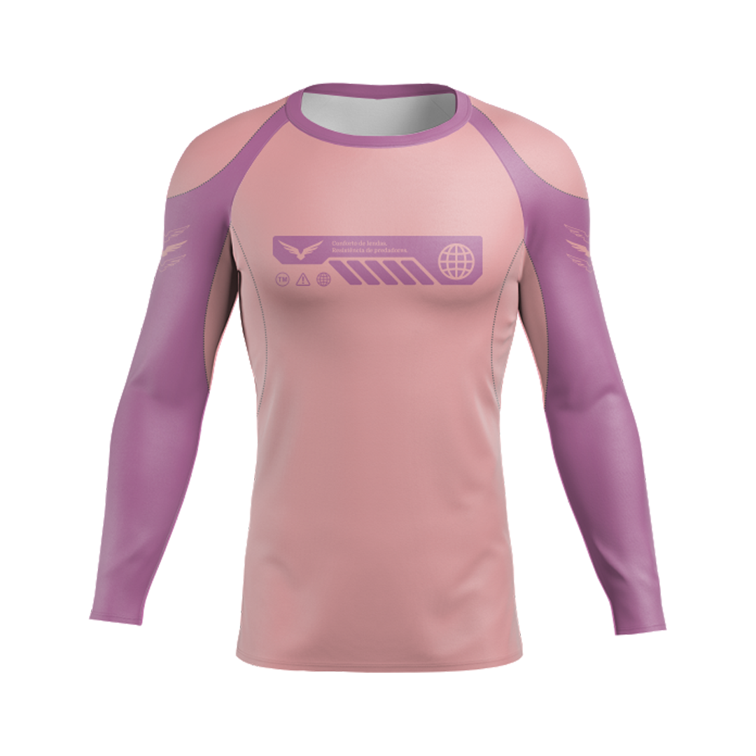 Rashguard High Tech Silent Rage Pink