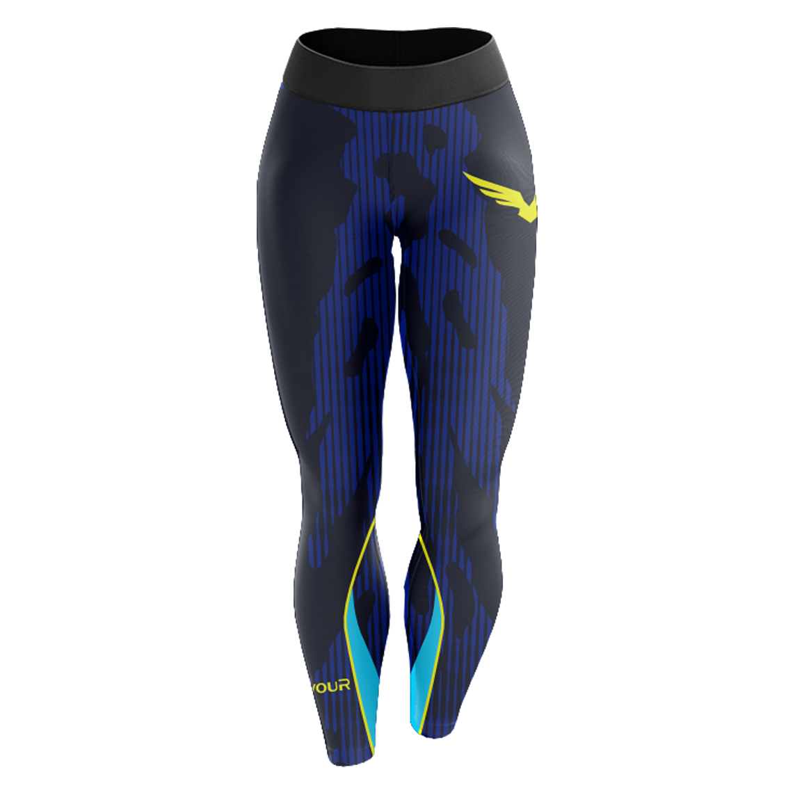Seleção Calça de Compressão Copa do Mundo Brasil Azul