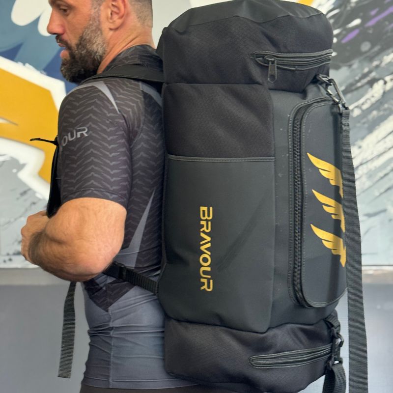 Mochila Competition 2 em 1 Bravour - Preta - Imagem 2
