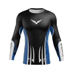 Rashguard Belt Line Tribal Azul/Preto