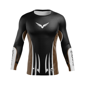 Rashguard Belt Line Tribal Marrom/Preto
