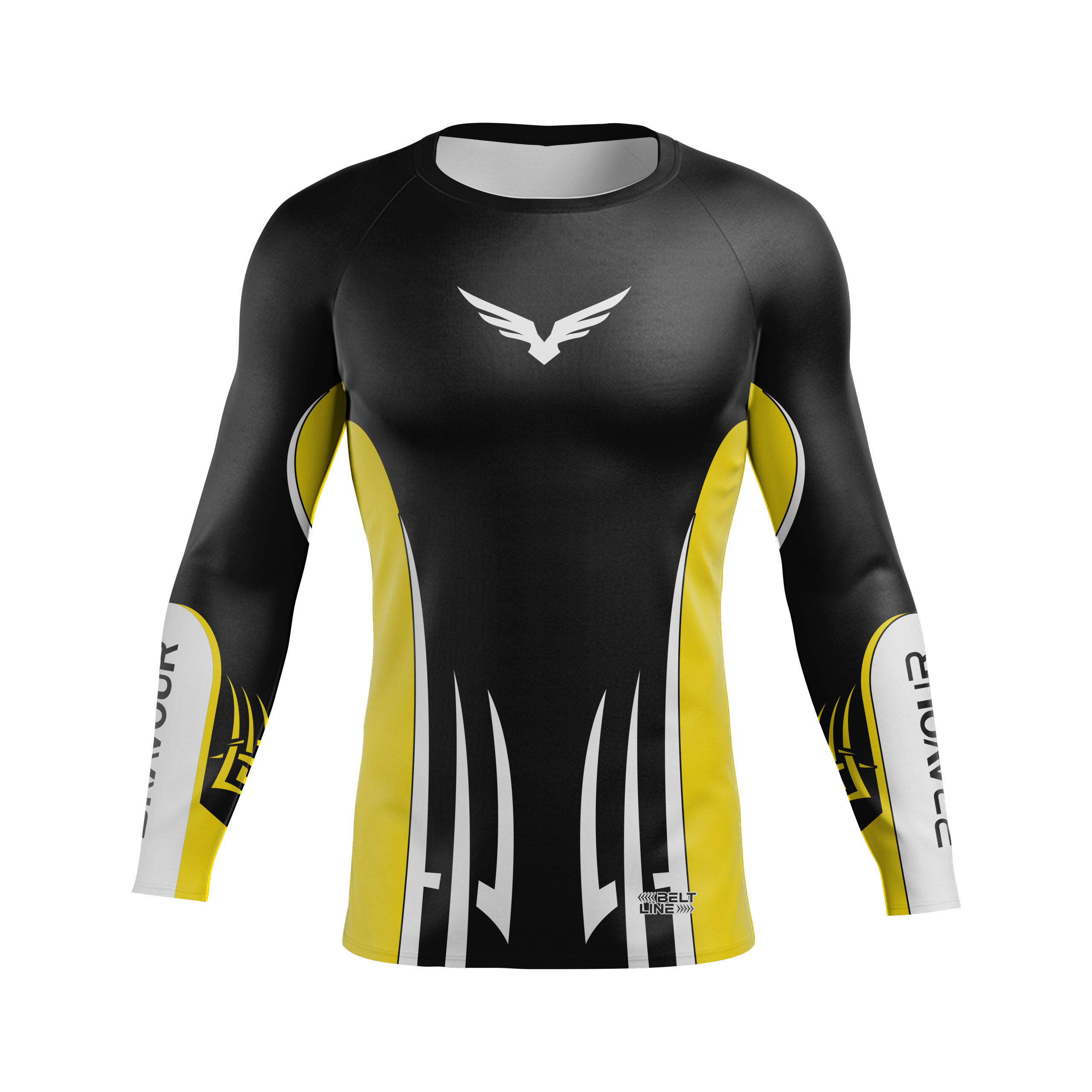 Rashguard Belt Line Tribal Amarelo/Preto