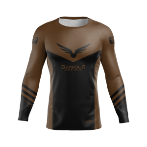 Rashguard Belt Line Champ Marrom/Preto
