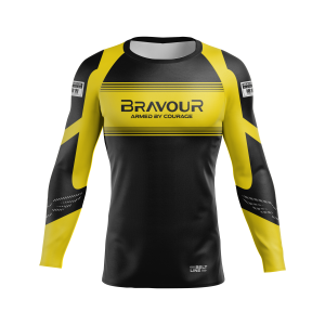 Rashguard Belt Line Gold Amarelo/Preto