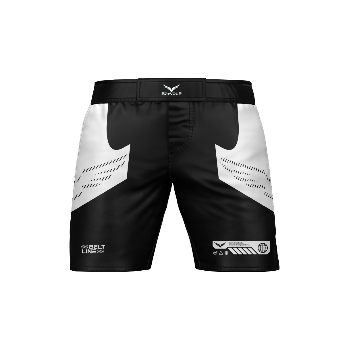 Bermuda Nogi Belt Gold Branco/Preto