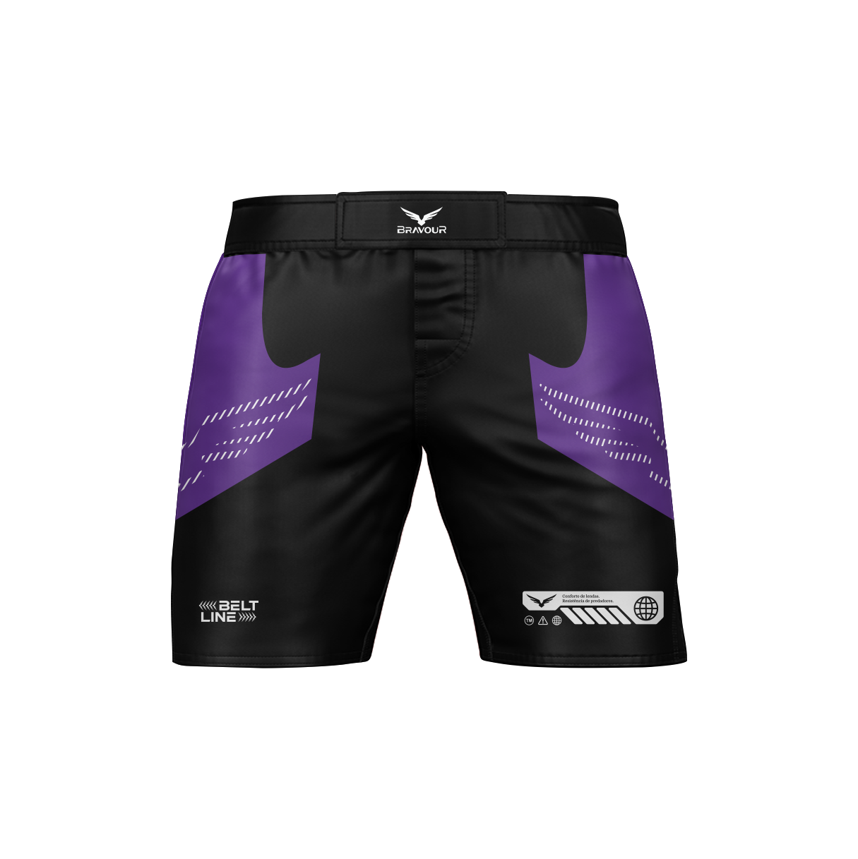 Bermuda Nogi Belt Gold Roxo/Preto