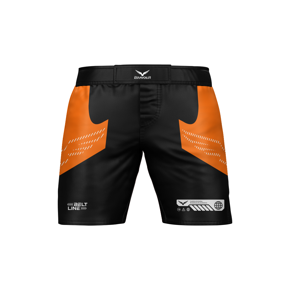 Bermuda Nogi Belt Gold Laranja/Preto