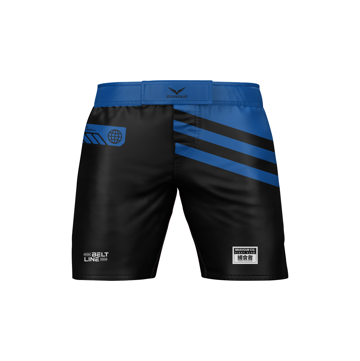 Bermuda Nogi Belt Champ Azul/Preto