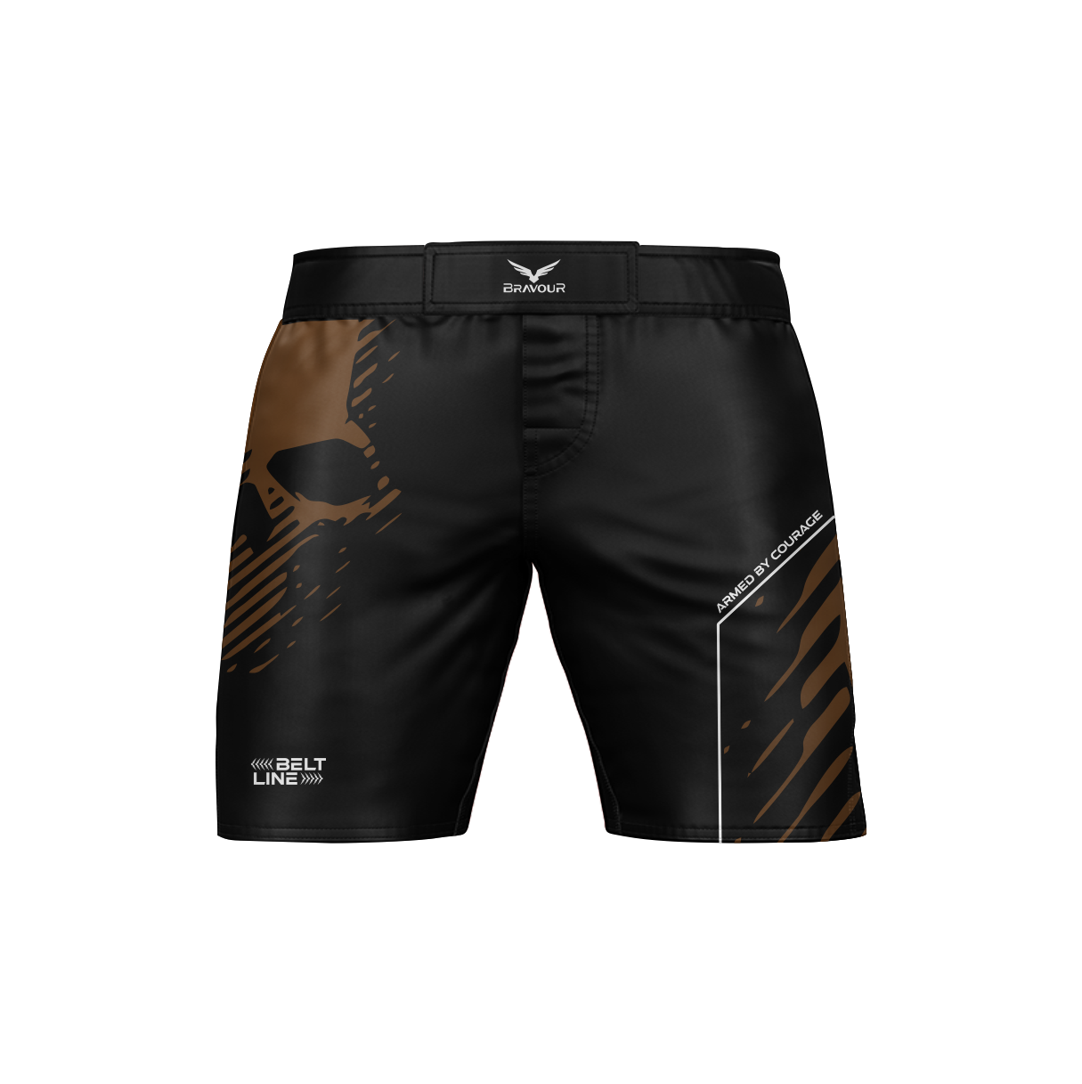 Bermuda Nogi Belt SKULL 2.0 Marrom/Preto