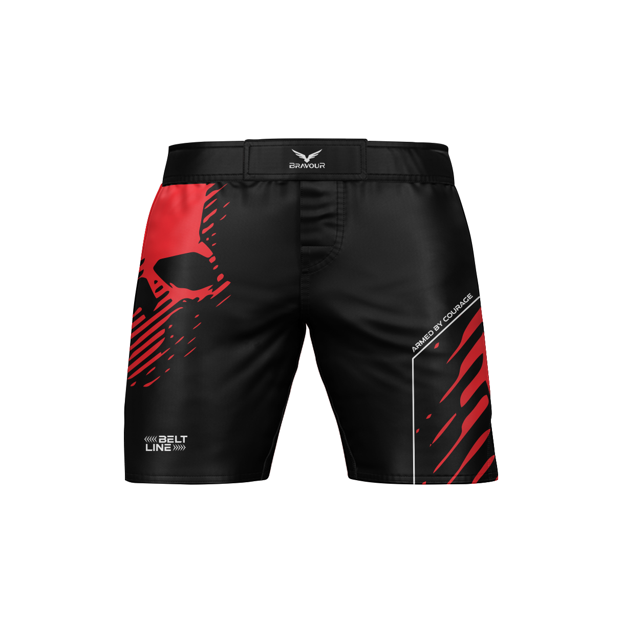 Bermuda Nogi Belt SKULL 2.0 Vermelho/Preto