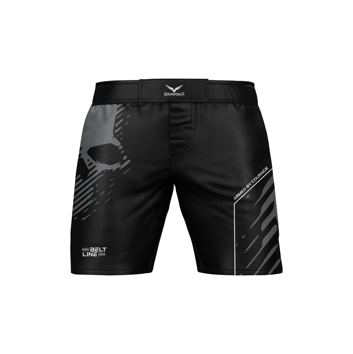 Bermuda Nogi Belt SKULL 2.0 Preto/Cinza