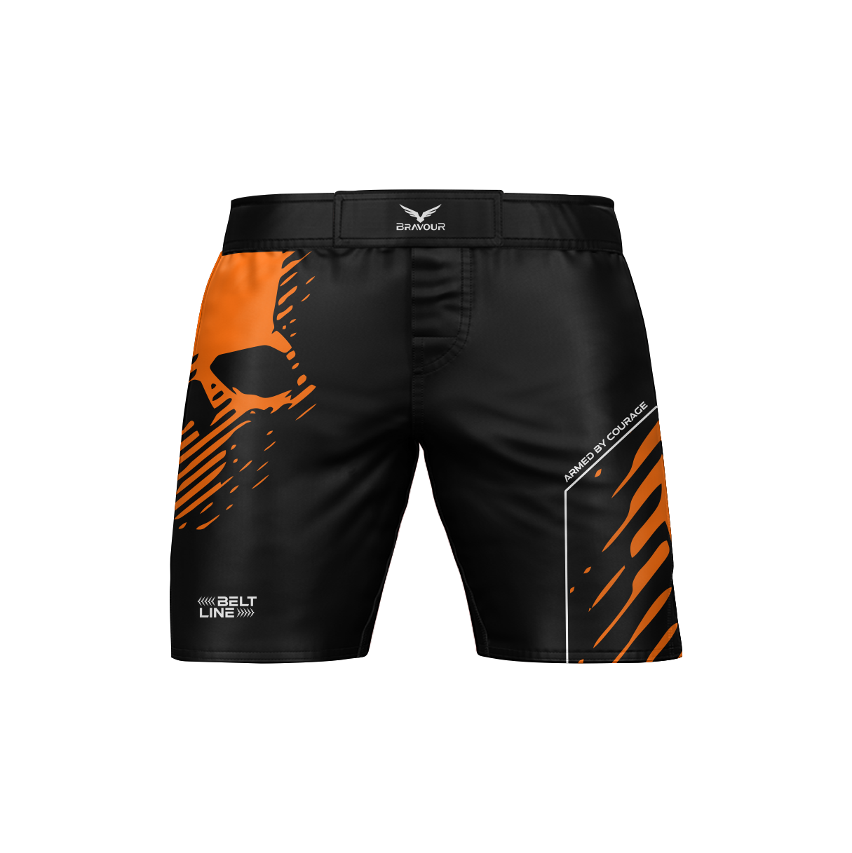 Bermuda Nogi Belt SKULL 2.0 Laranja/Preto