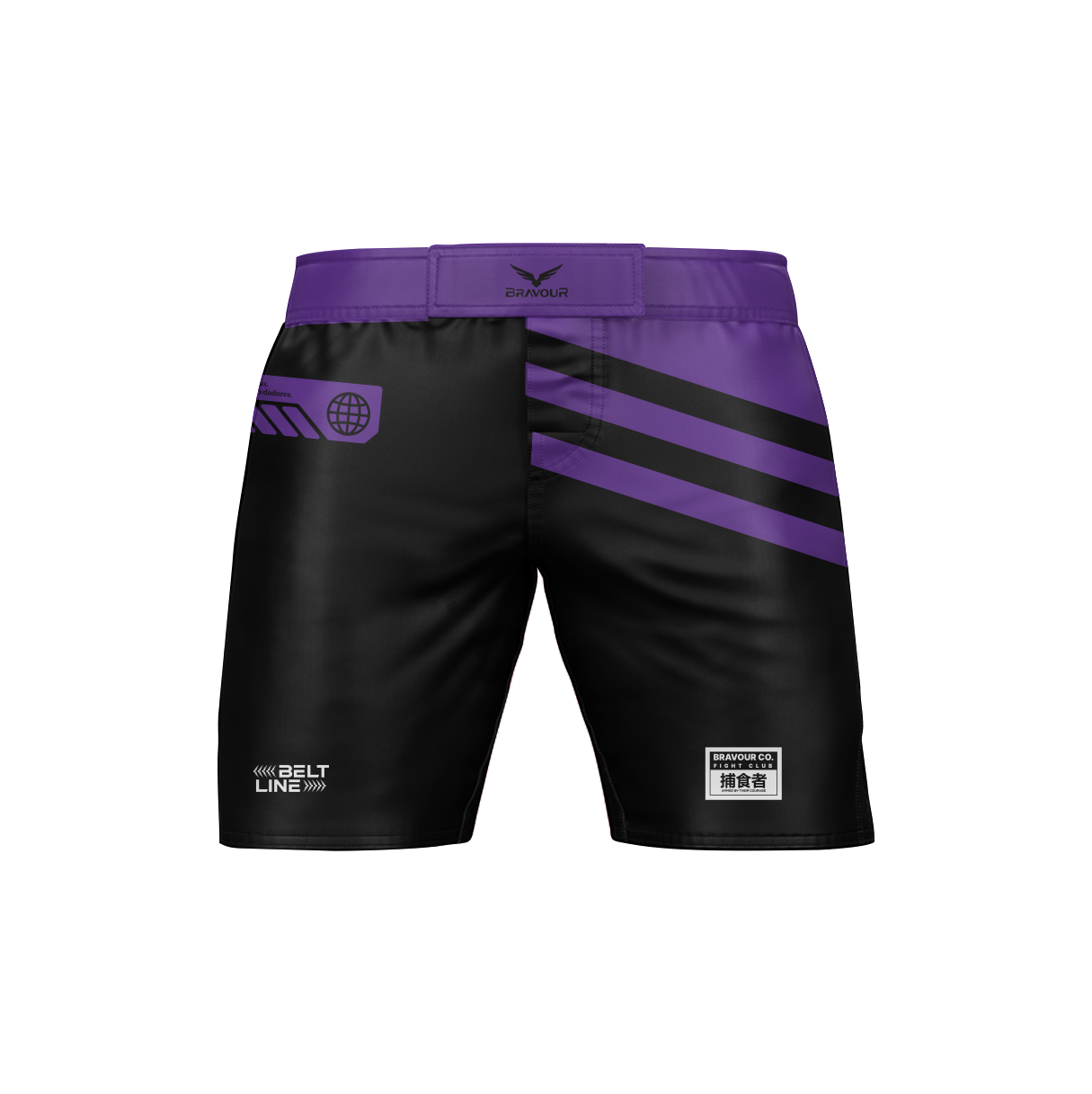 Bermuda Nogi Belt Champ Roxo/Preto