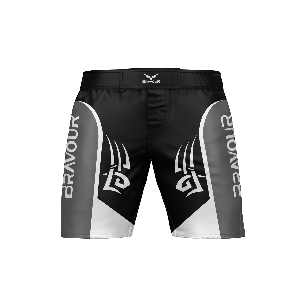 Bermuda Nogi Belt Tribal Cinza/Preto