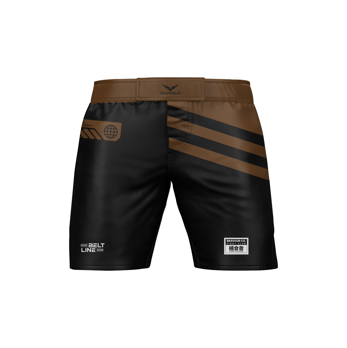Bermuda Nogi Belt Champ Marrom/Preto