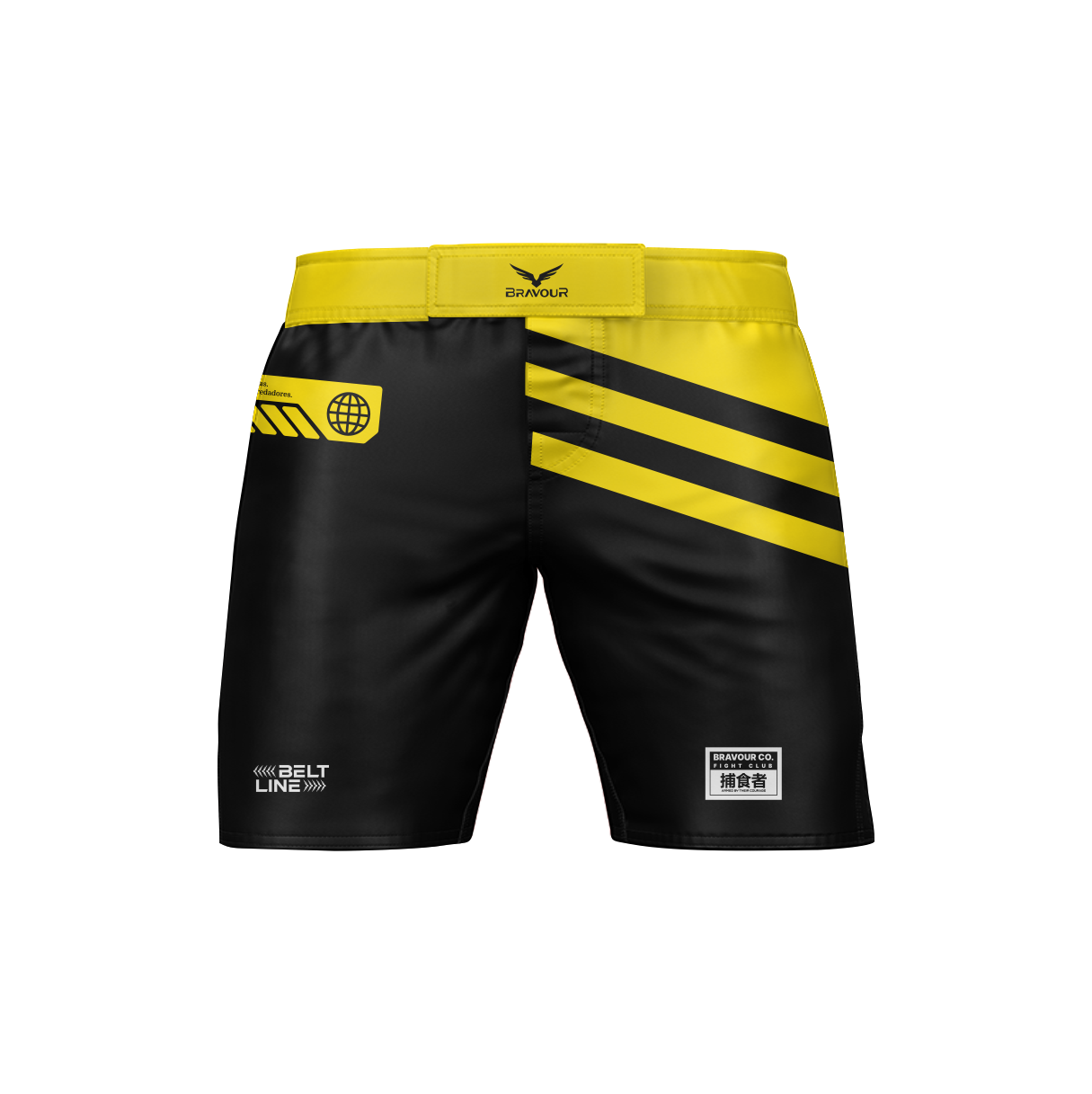 Bermuda Nogi Belt Champ Amarelo/Preto