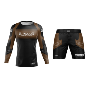 Combo Belt Line Gold Marrom Preto