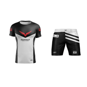 Combo Belt Line Champ Preto/Vermelho